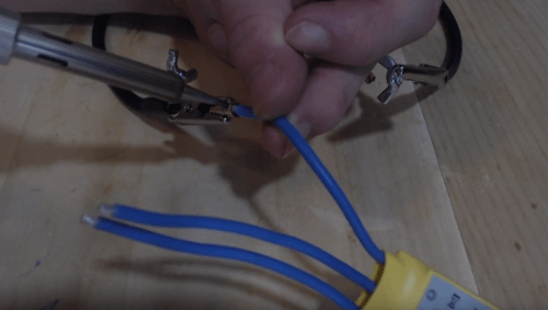 DIY drone solder bullet connectors