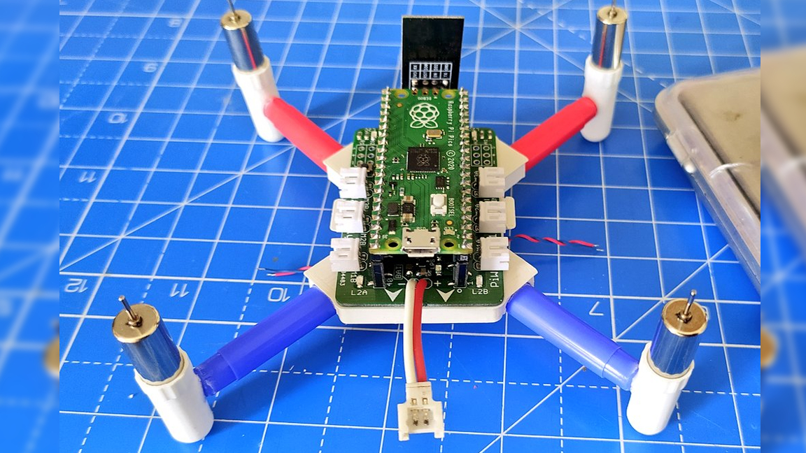 om Vært for husmor Raspberry Pi Pico Drone | DIY Micro Drones - Drone Dojo