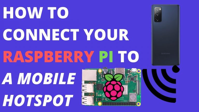Mobile Hotspot For Pi Internet In The Field